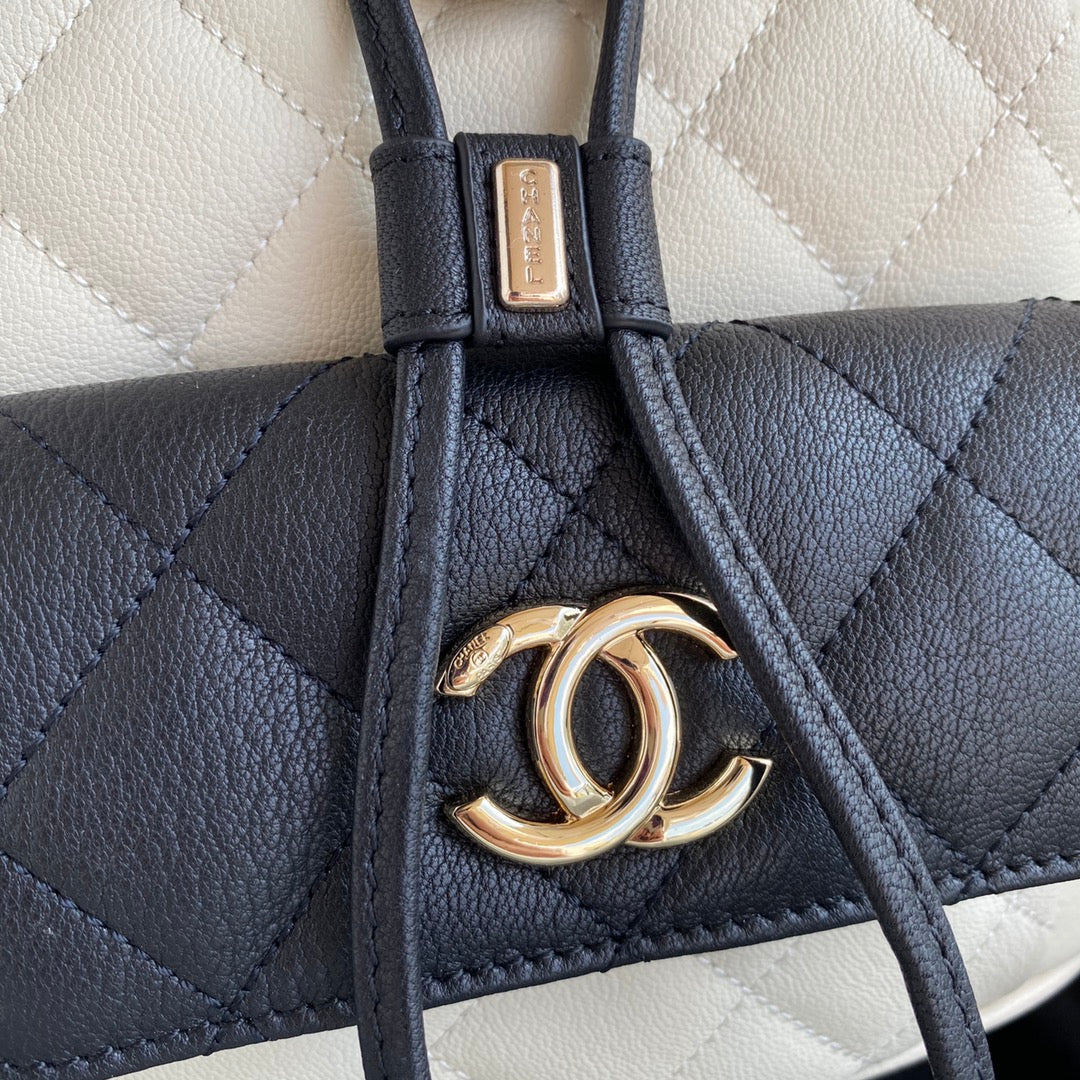 Quilted Leather Backpack