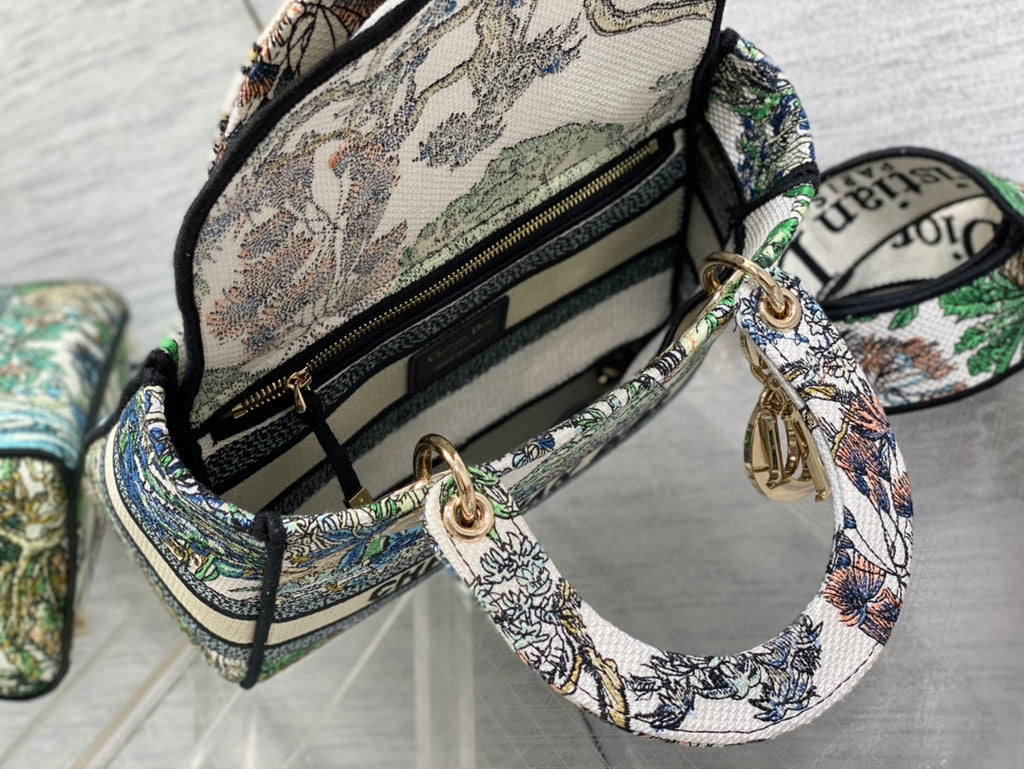 Embroidered Canvas Tote Bag