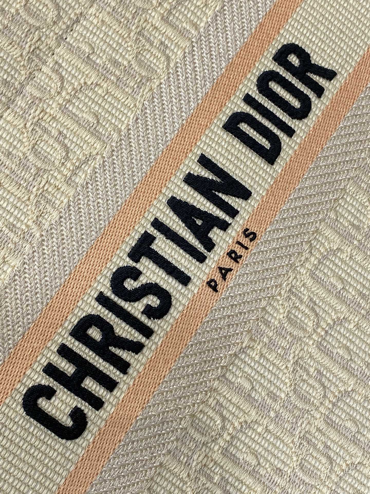 Canvas Tote Bag with Leather Trim