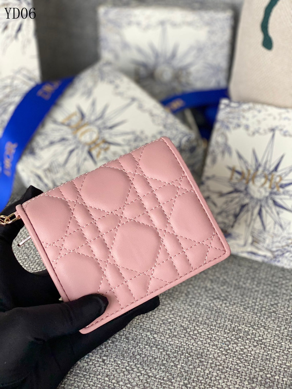 Quilted Leather Wallet