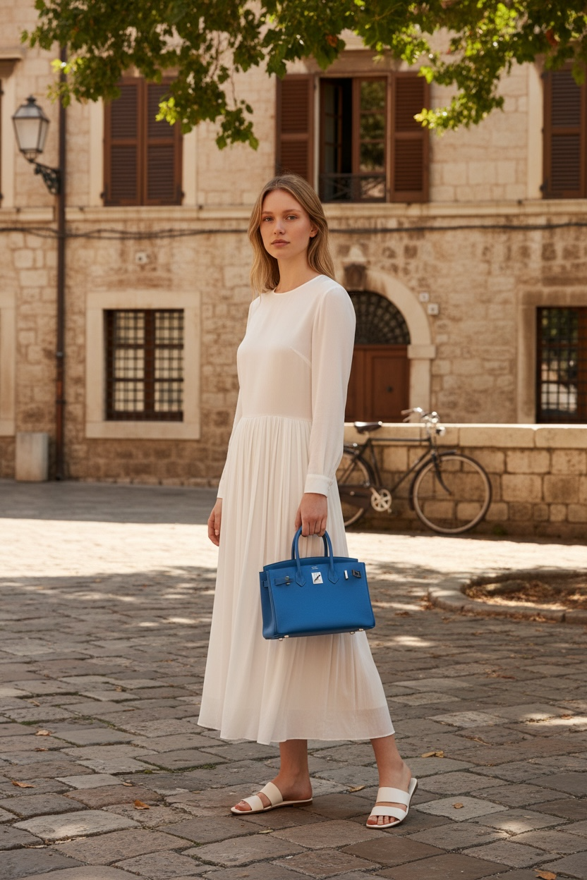 Birkin 29 Togo Leather Shoulder Bag