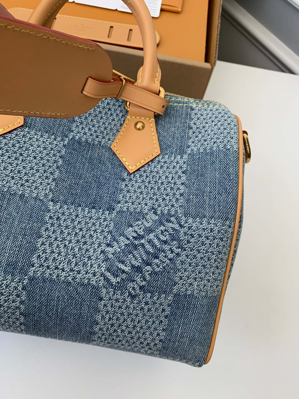 Denim Damier Speedy Bag