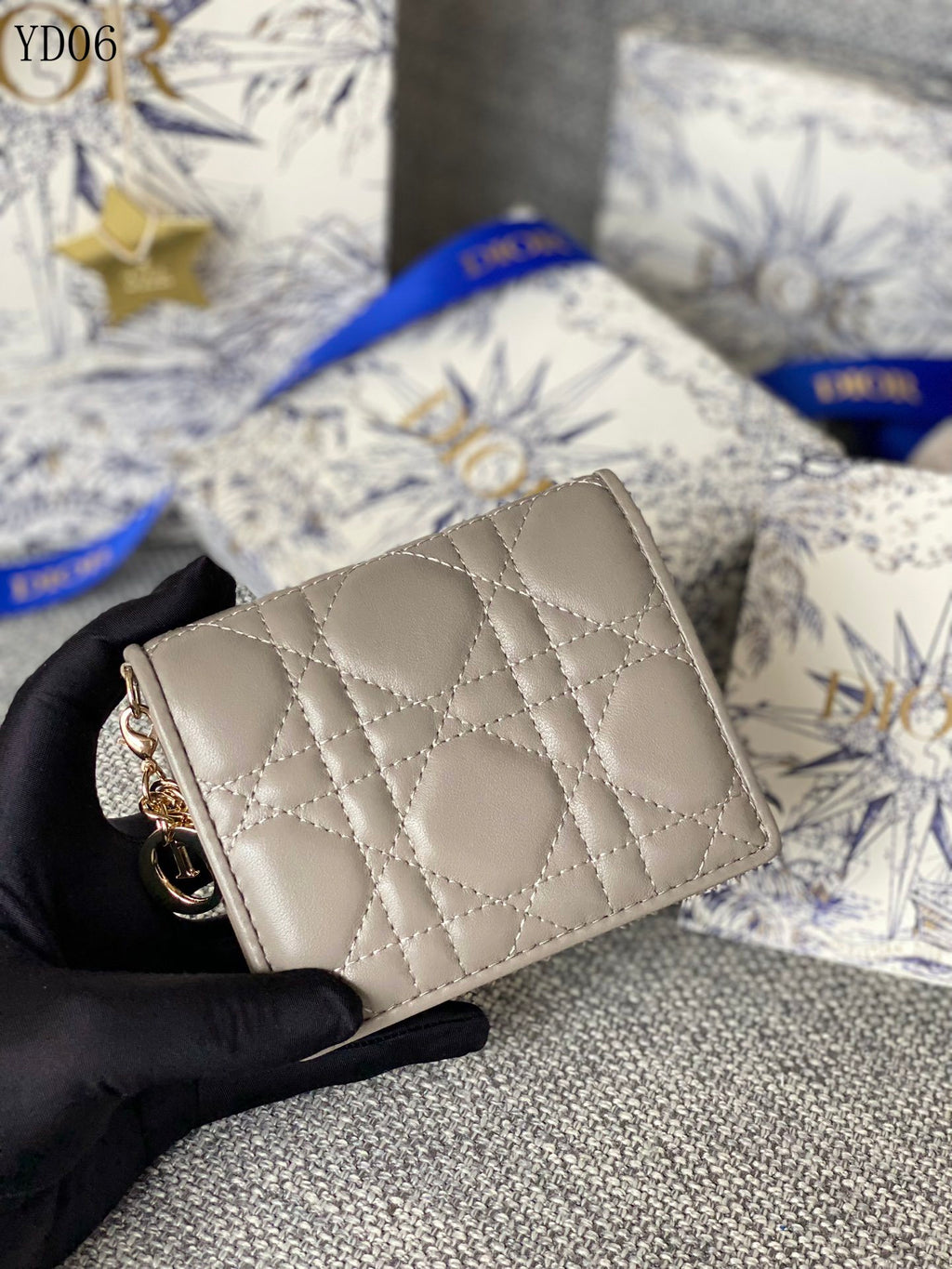 Quilted Leather Wallet