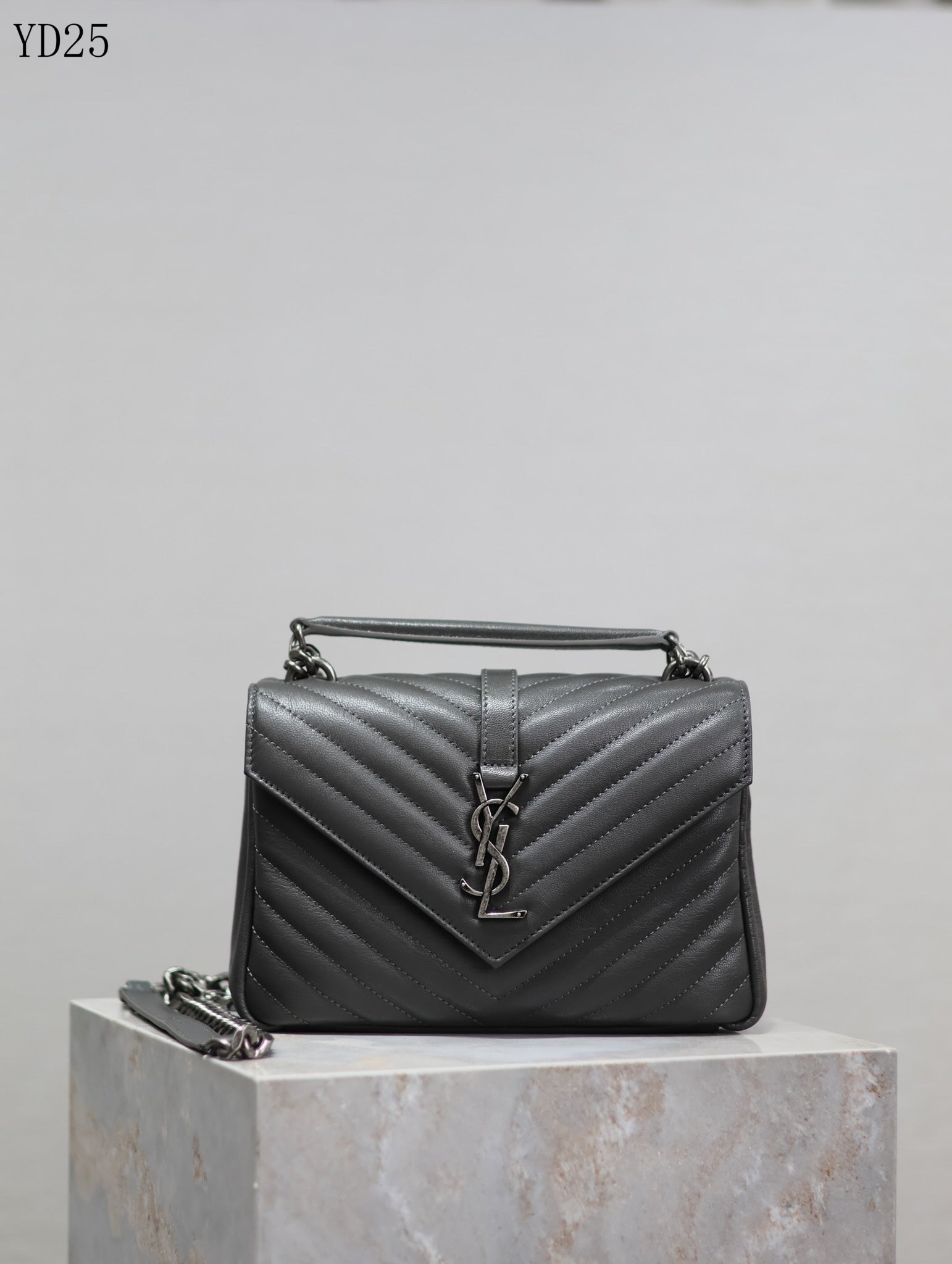 Quilted Leather Collage Bag