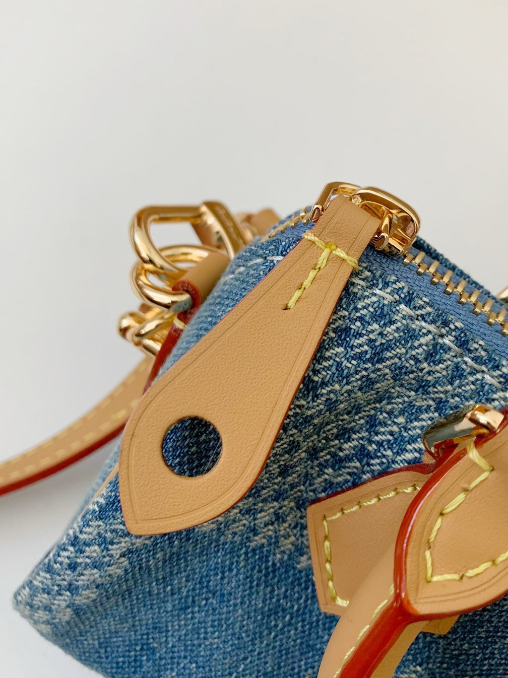 Mini Denim Damier Speedy Bag