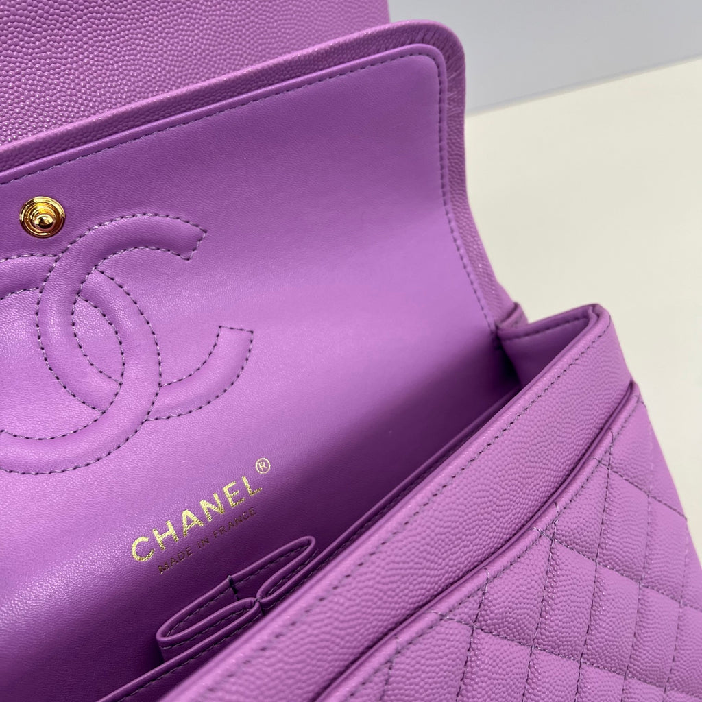 Caviar Leather Classic Double Flap Bag