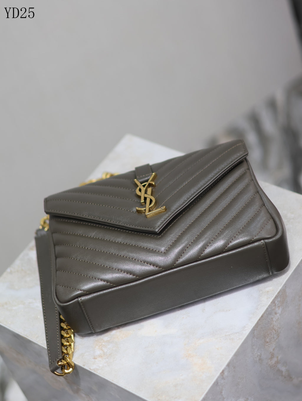 Quilted Leather Collage Bag