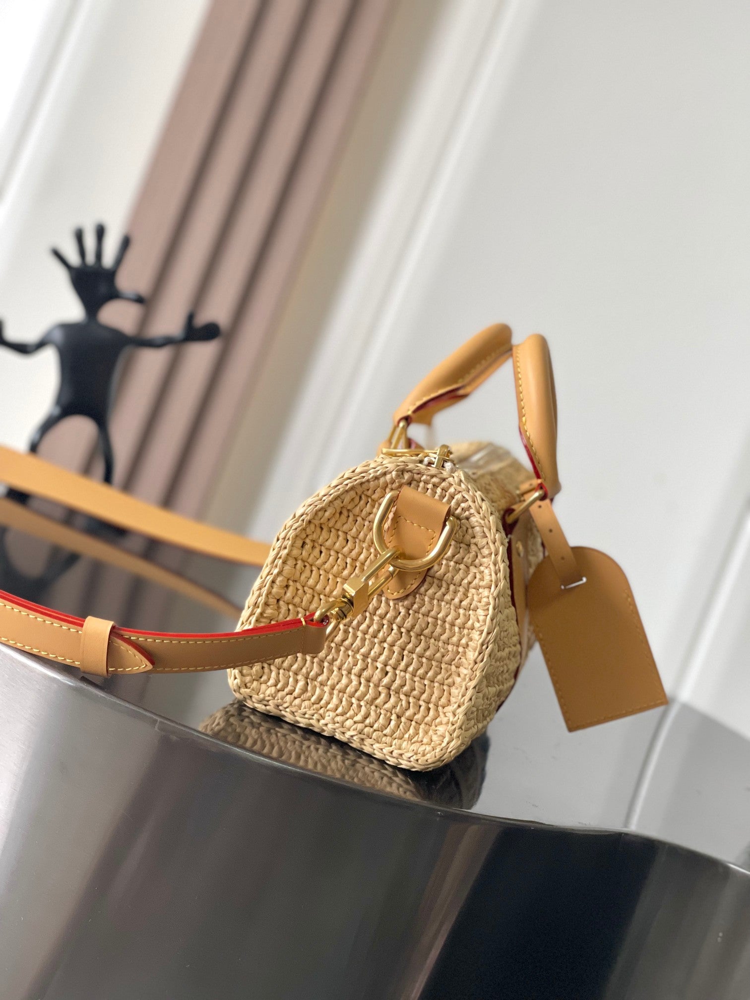 Keepall Bandoulière 25 Raffia Bag