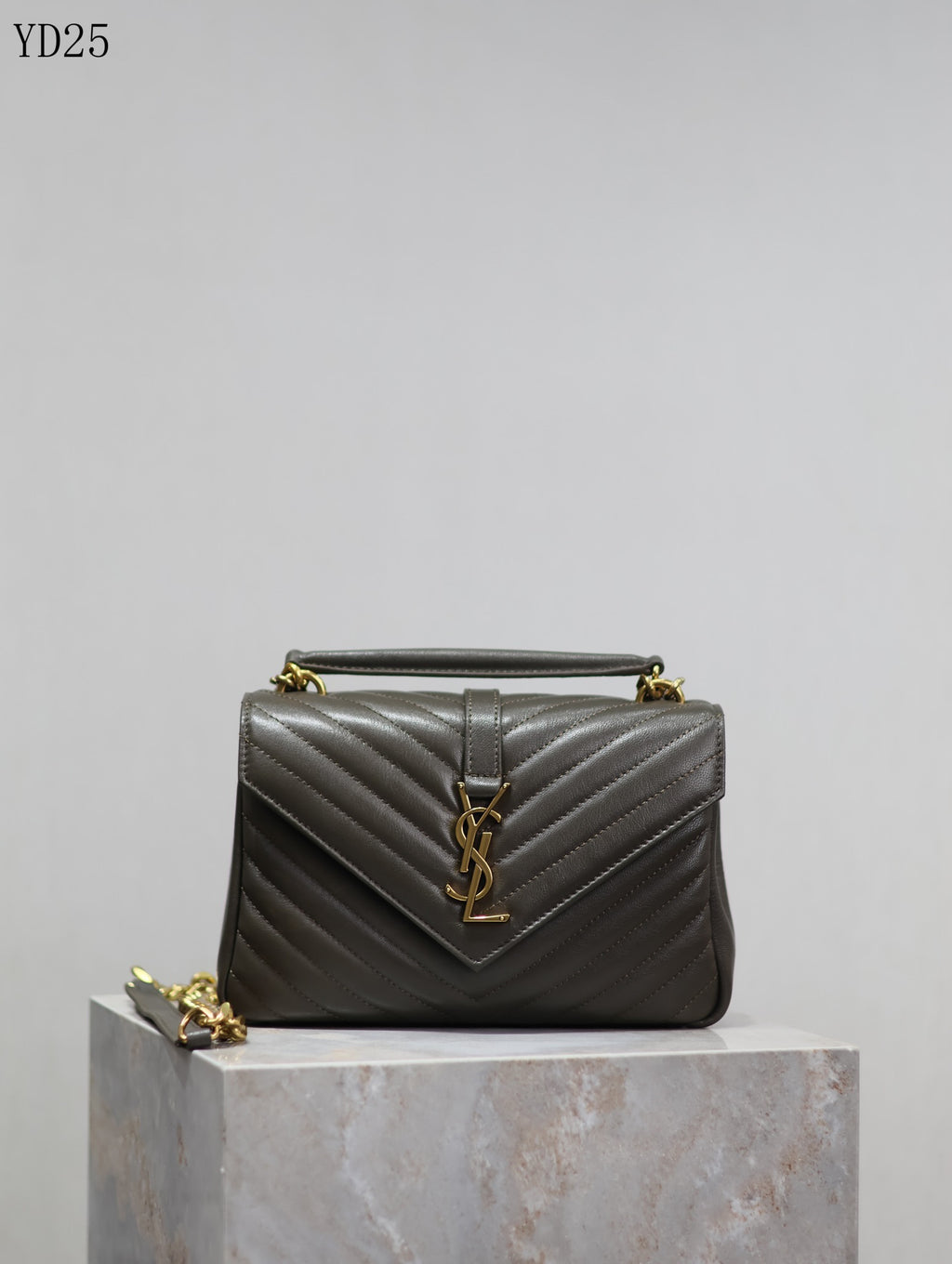 Quilted Leather Collage Bag