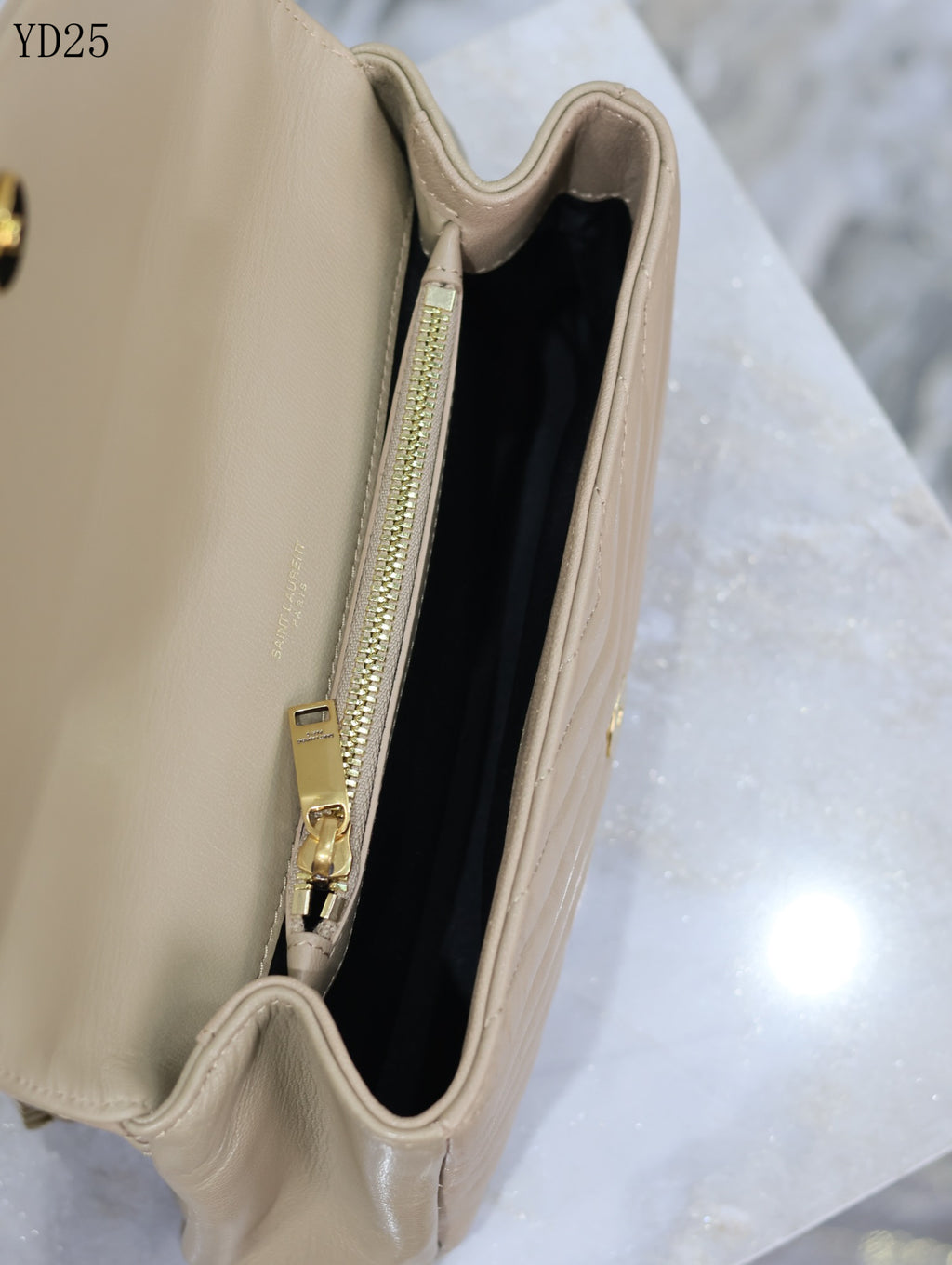 Quilted Leather Collage Bag