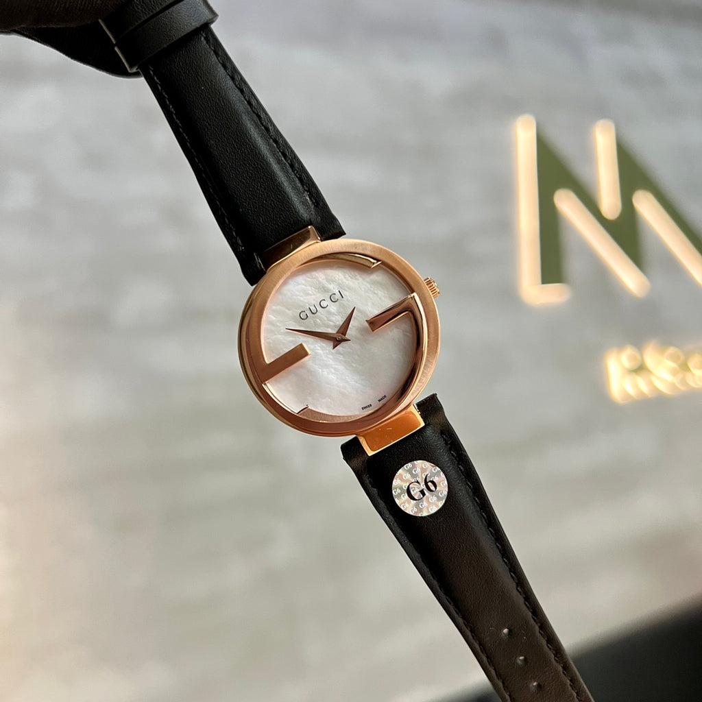 G Stainless 37 mm Steel Watch – White Dial