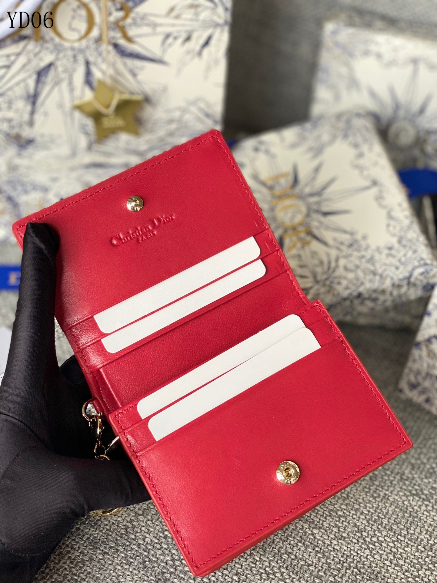 Quilted Leather Wallet