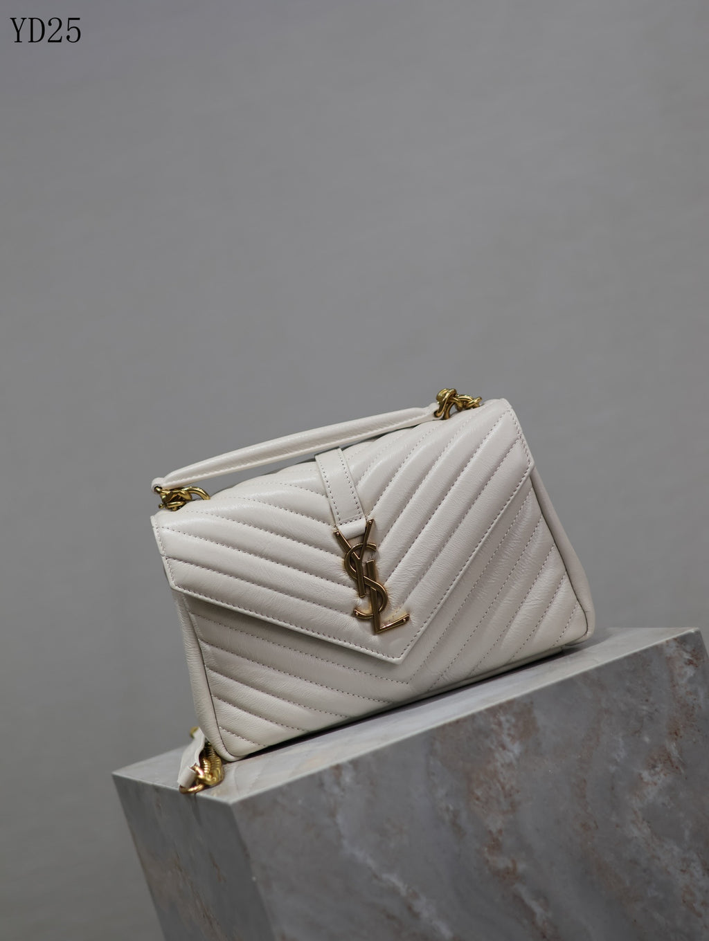 Quilted Leather Collage Bag