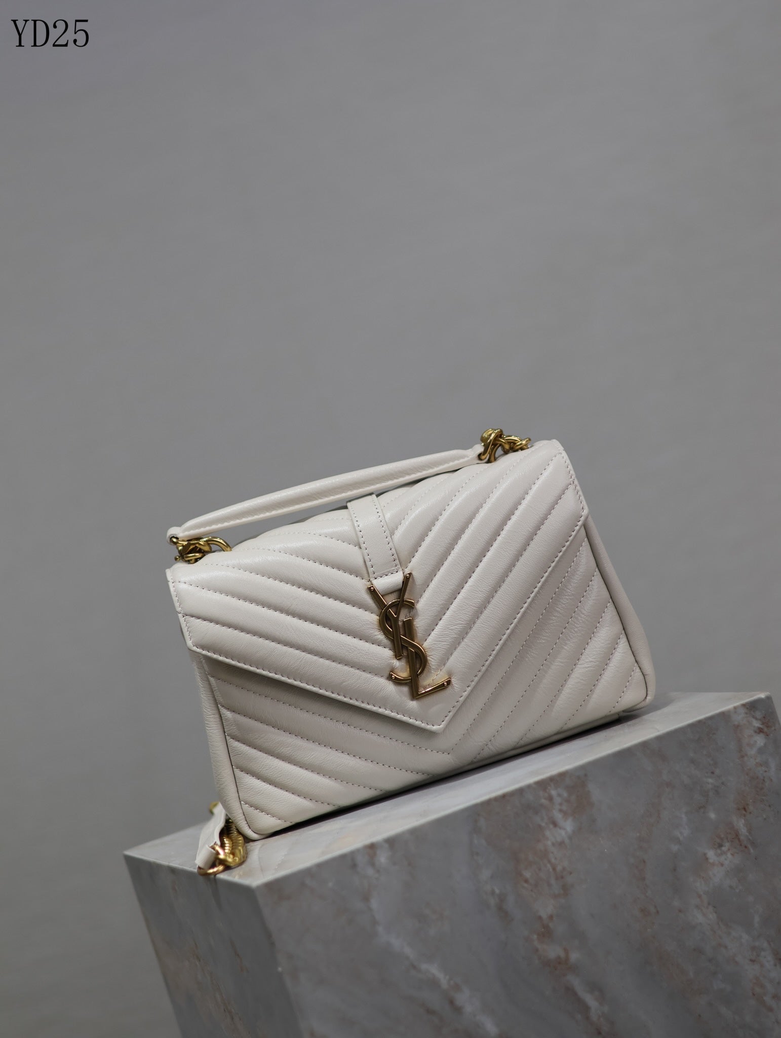 Quilted Leather Collage Bag