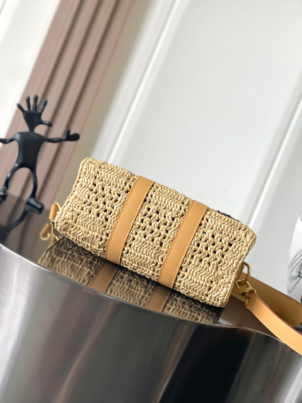 Keepall Bandoulière 25 Raffia Bag