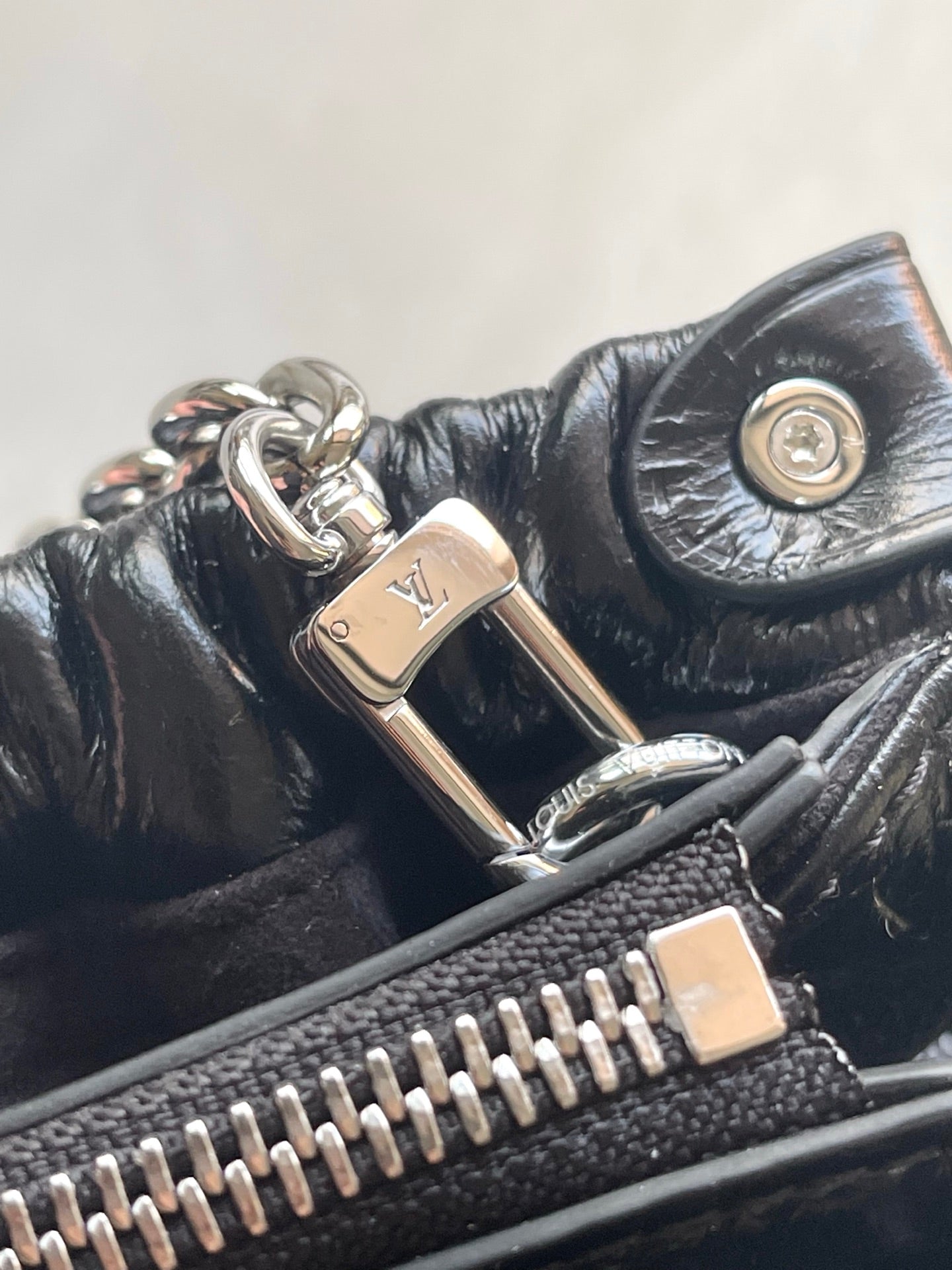 Pochette Sling Leather Clutch