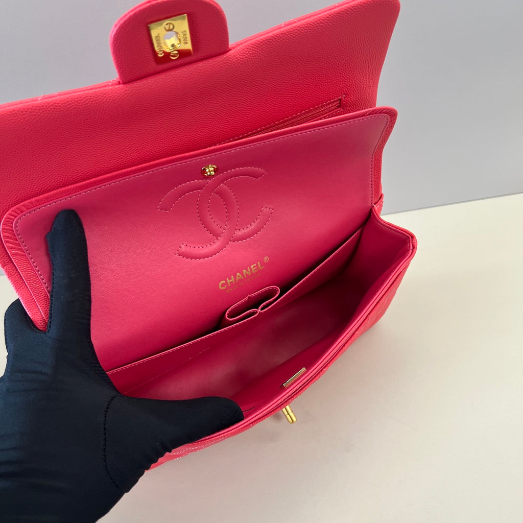 Caviar Leather Classic Double Flap Bag