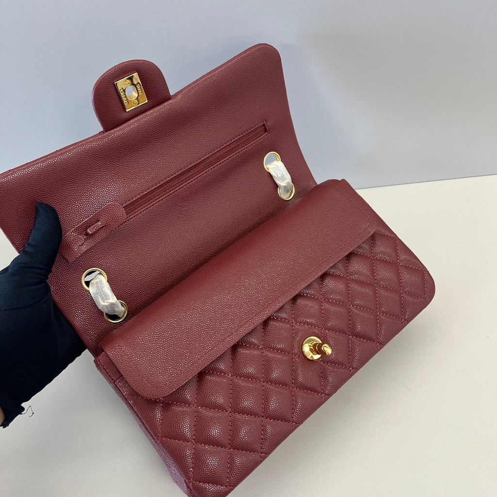 Caviar Leather Classic Double Flap Bag