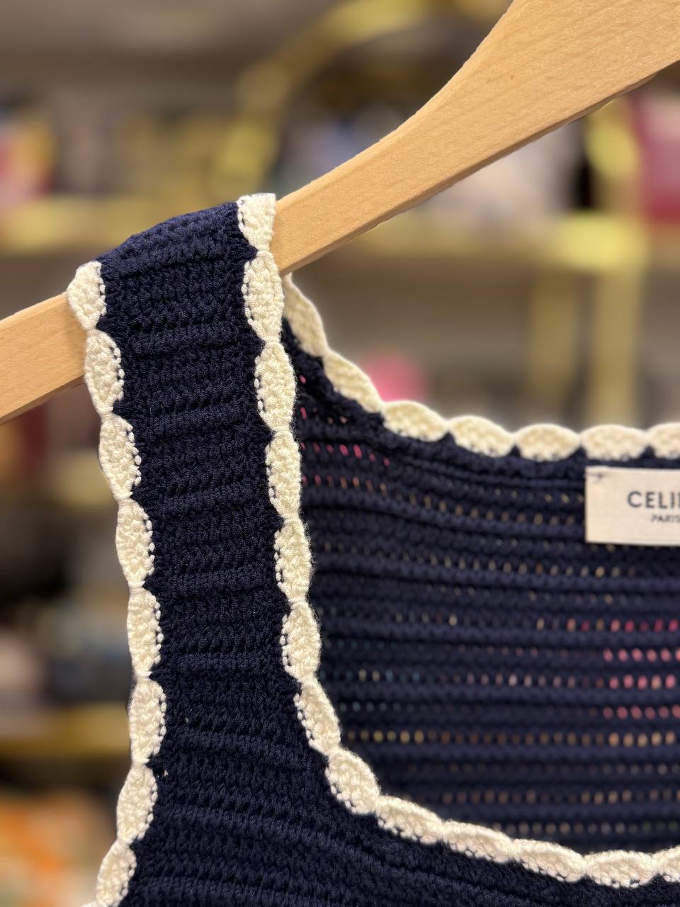 Top In Crocheted Cotton