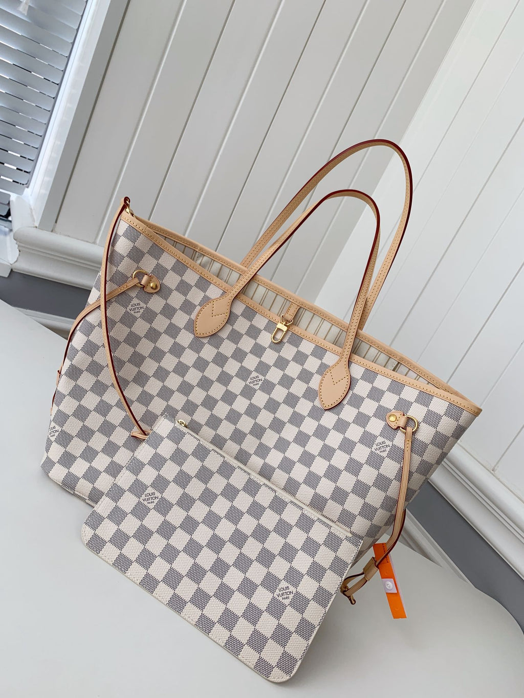 Neverfull MM – Damier Azur Canvas