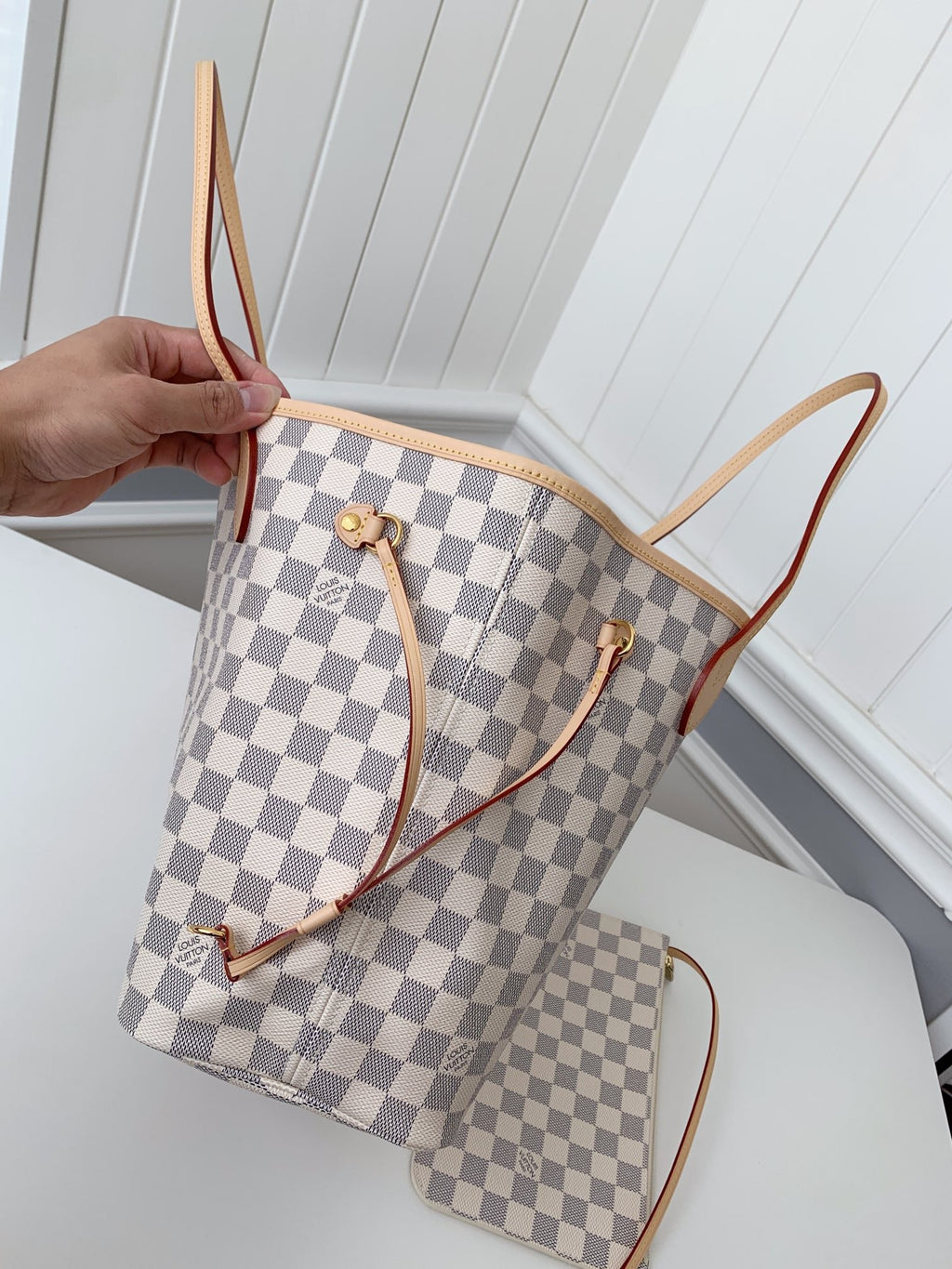 Neverfull MM – Damier Azur Canvas
