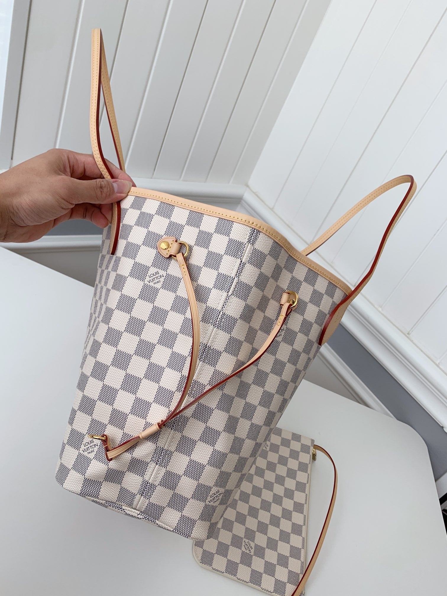 Neverfull MM – Damier Azur Canvas