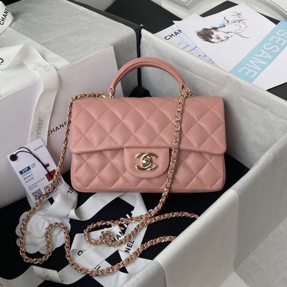 Mini Flap Bag with Handle