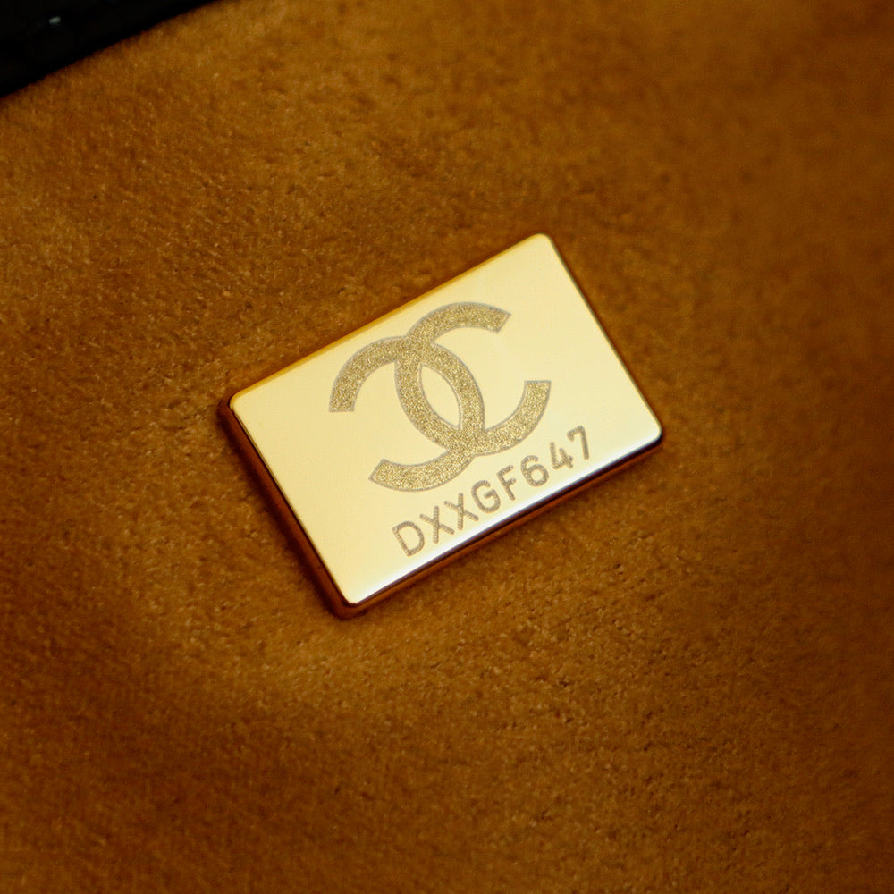 Suede & Leather Boston Top Handle Bag