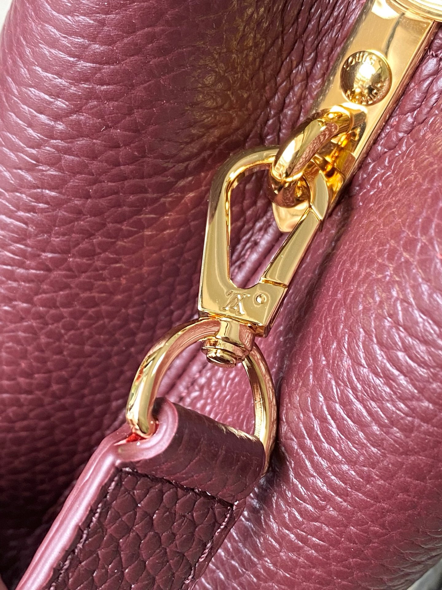 Capucines Mini Python Handle Bag