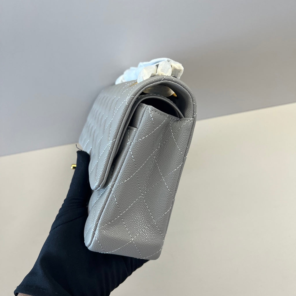 Caviar Leather Classic Double Flap Bag