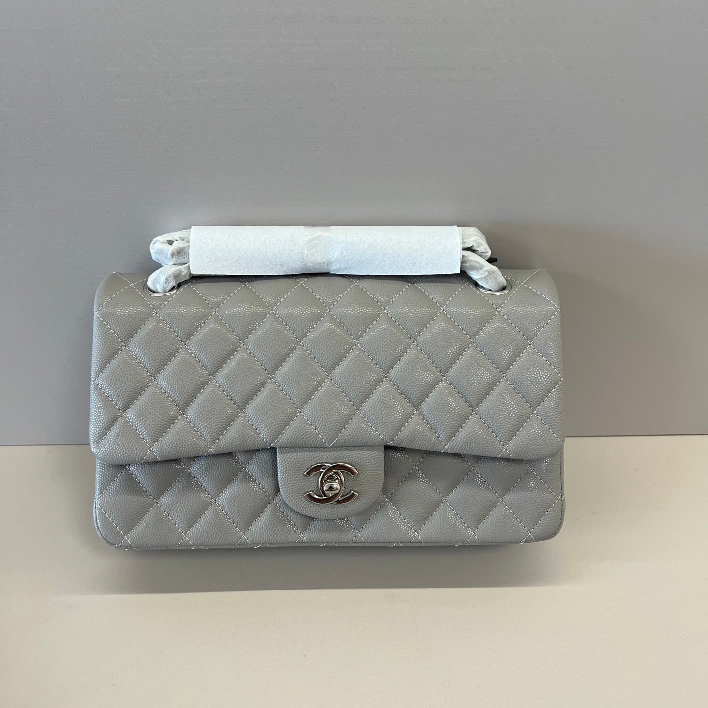 Caviar Leather Classic Double Flap Bag