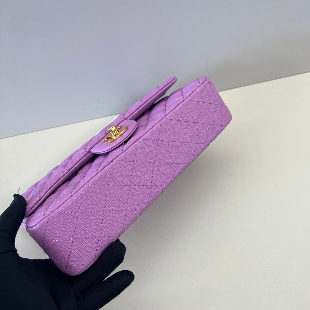 Caviar Leather Classic Double Flap Bag