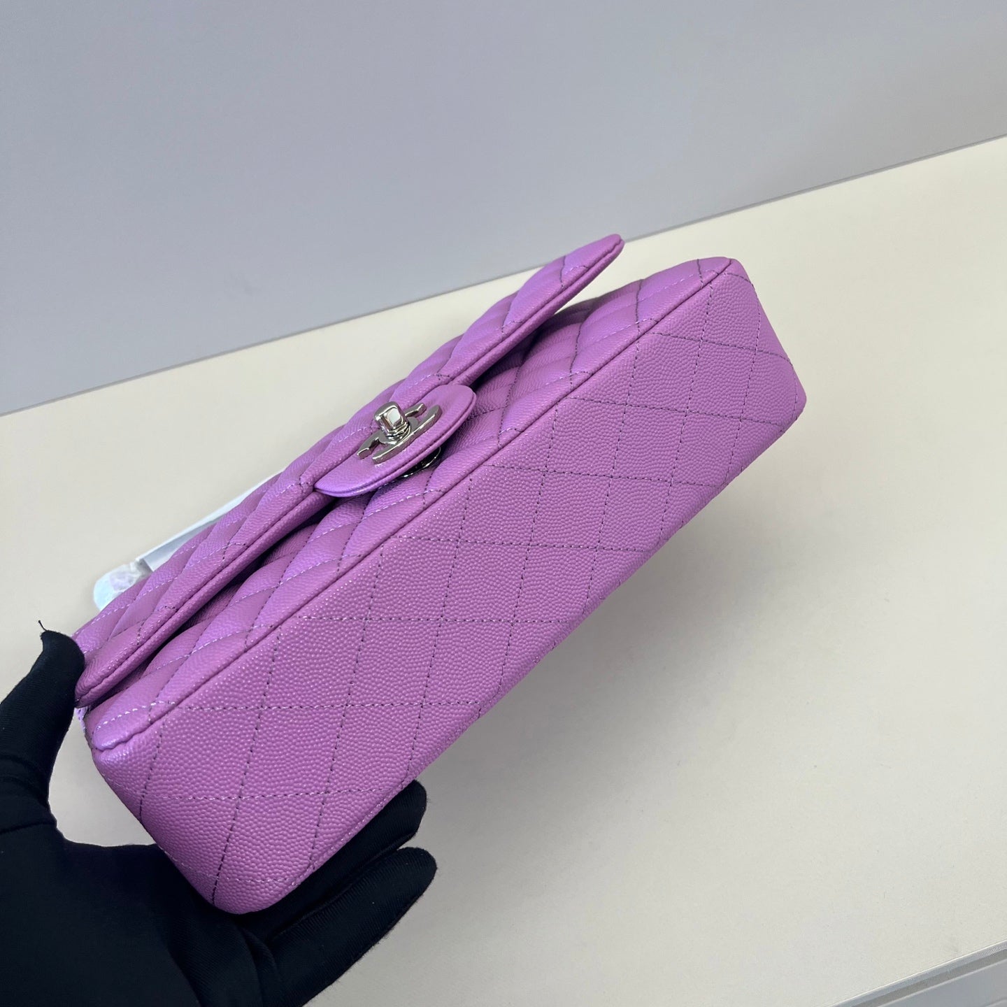 Caviar Leather Classic Double Flap Bag