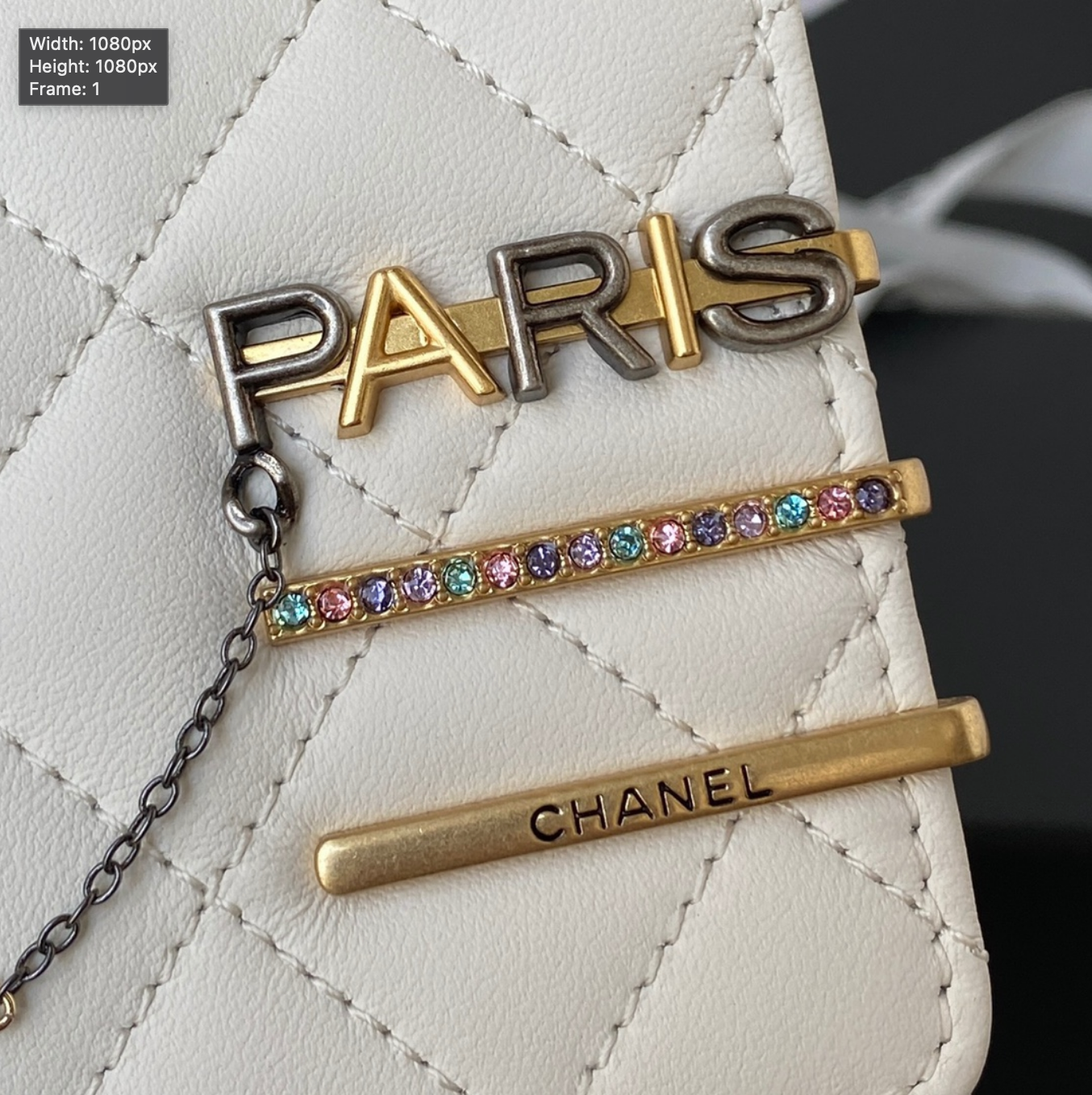 Classic Quilted Wallet on Chain