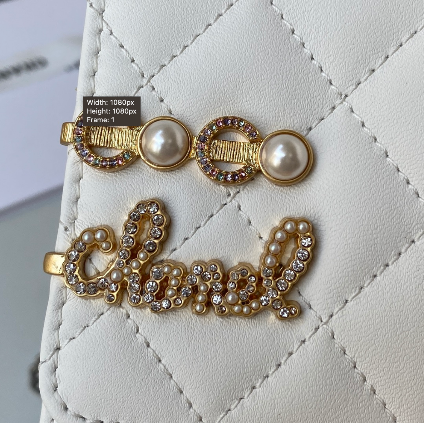 Classic Quilted Wallet on Chain