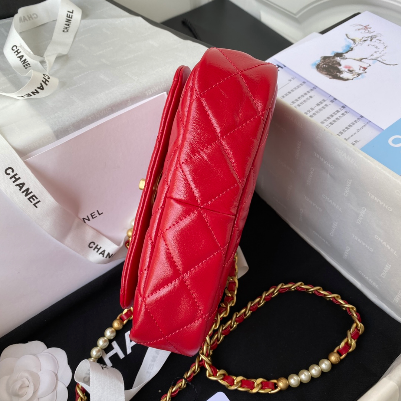 Mini Pearl Strap Bag