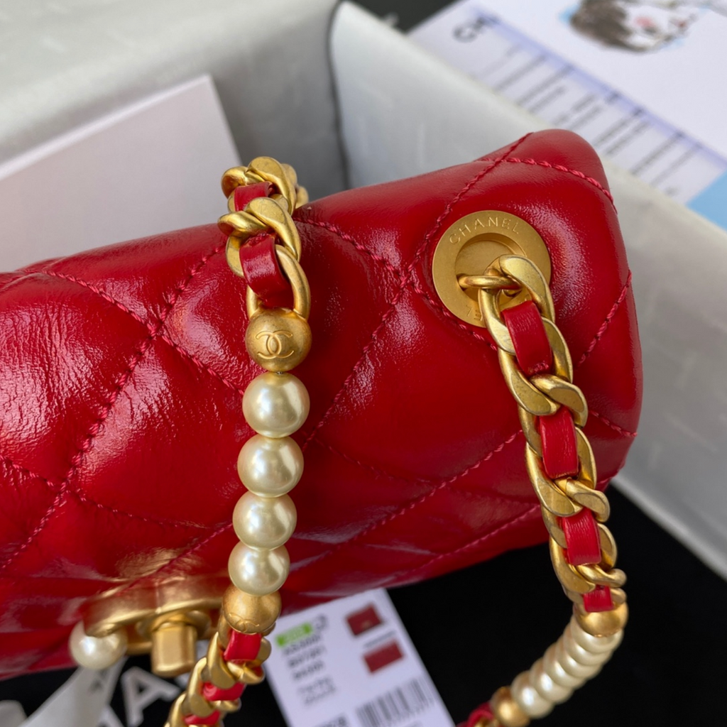 Mini Pearl Strap Bag