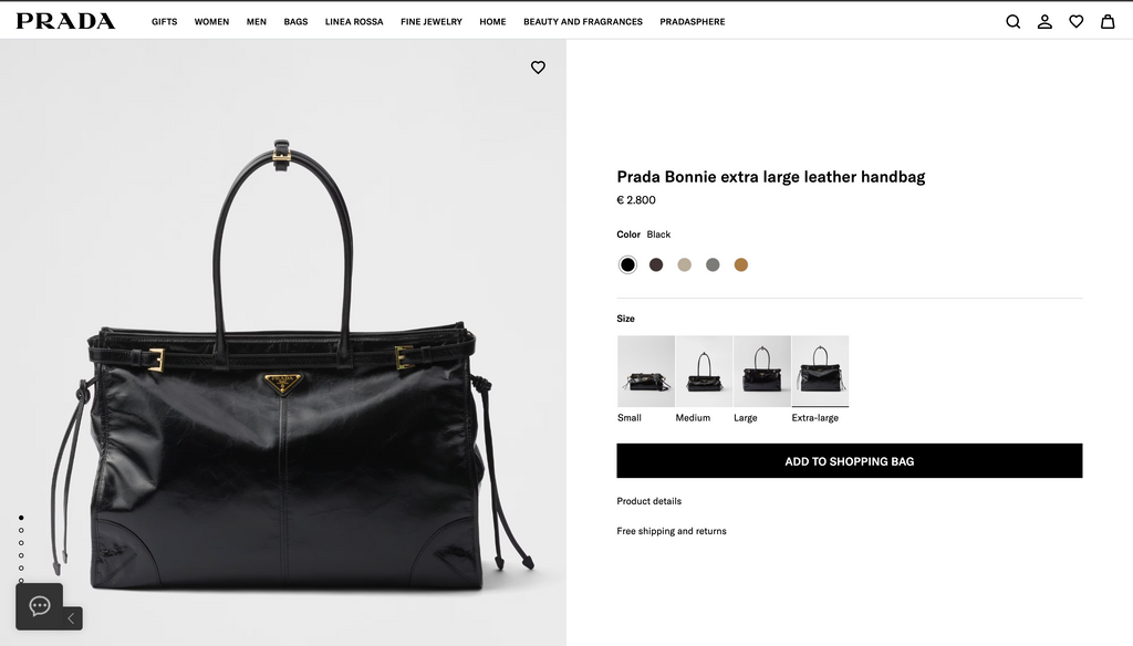 Bonnie Extra Large Leather Handbag