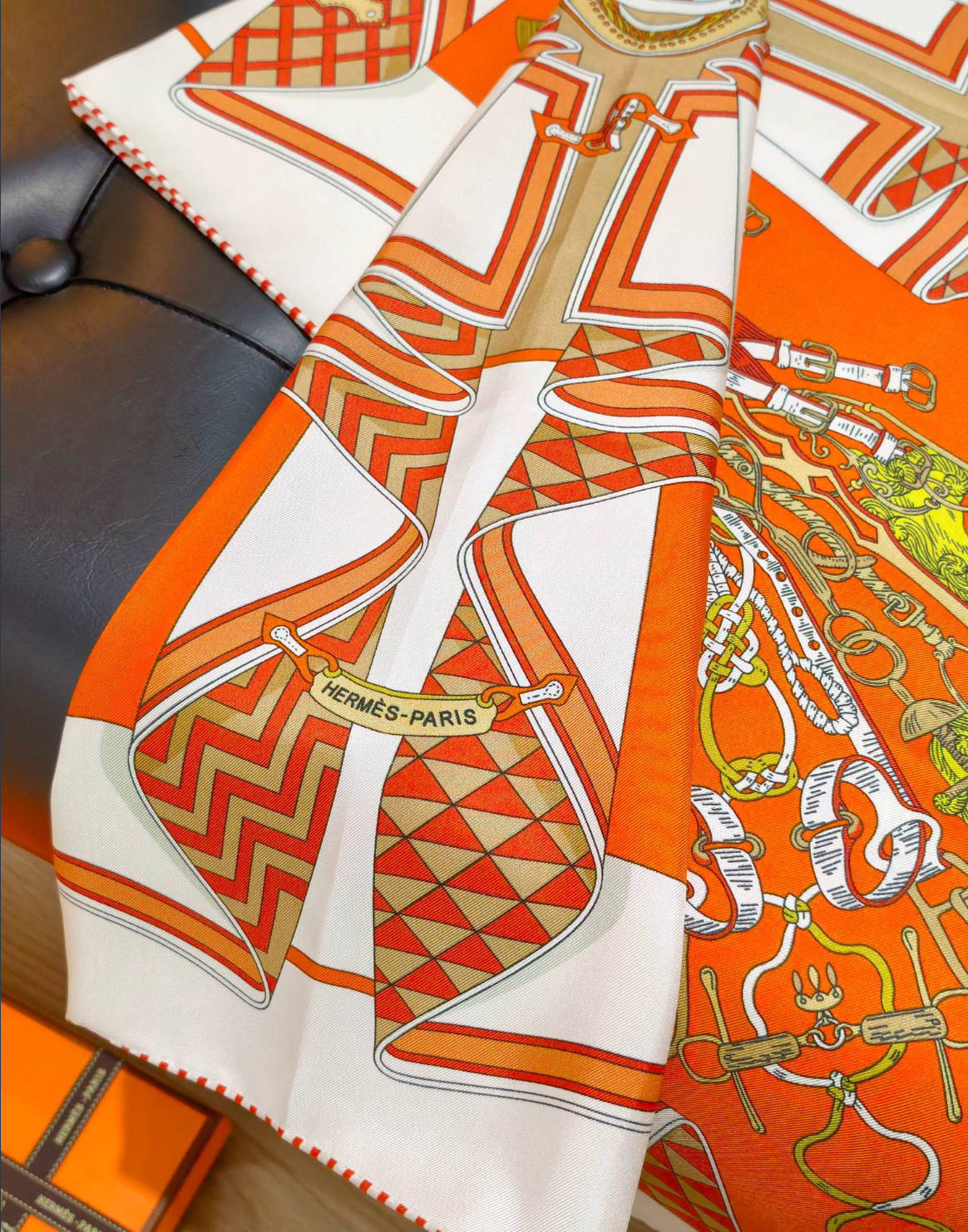 Bouquets Sellier Silk Scarf