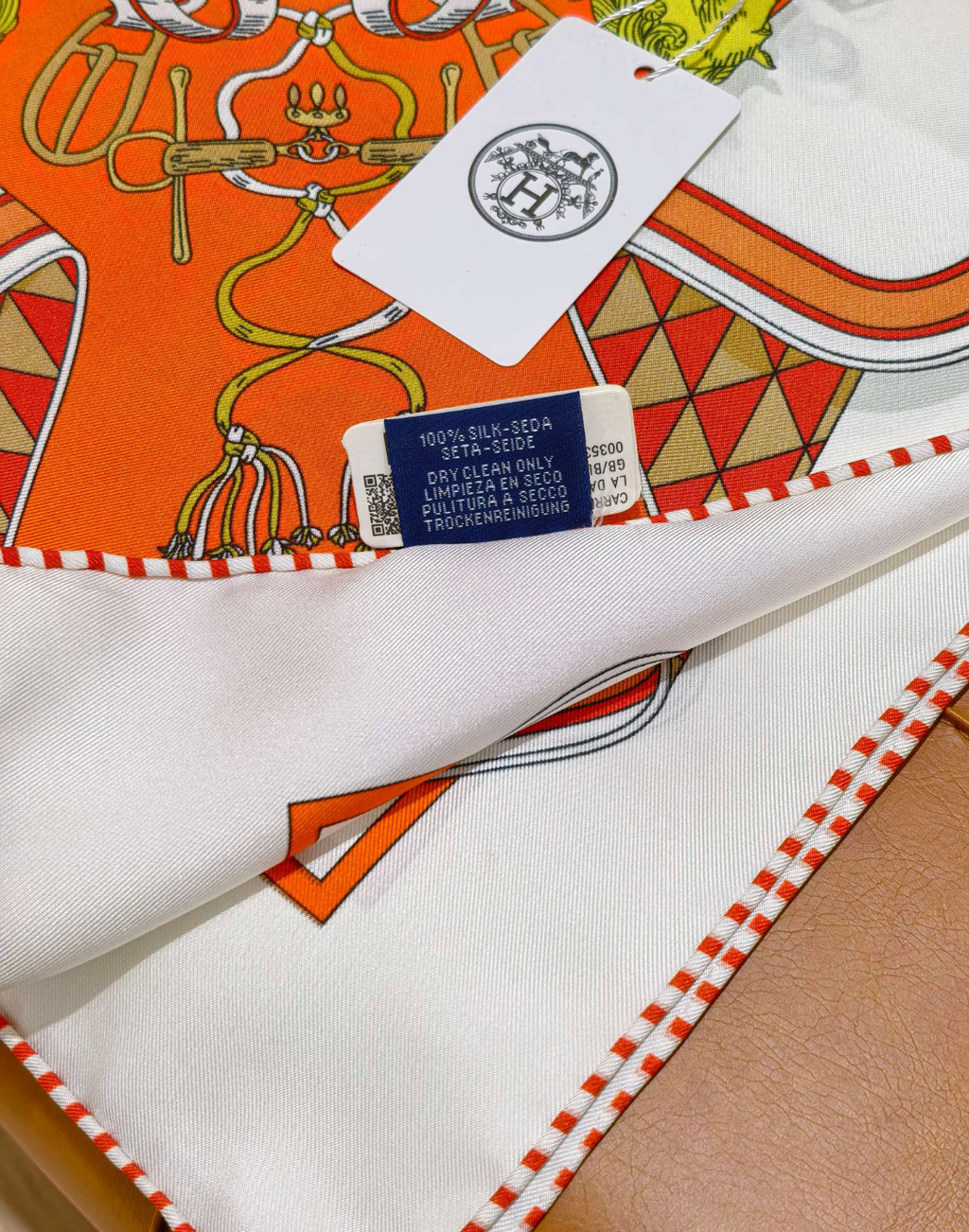 Bouquets Sellier Silk Scarf