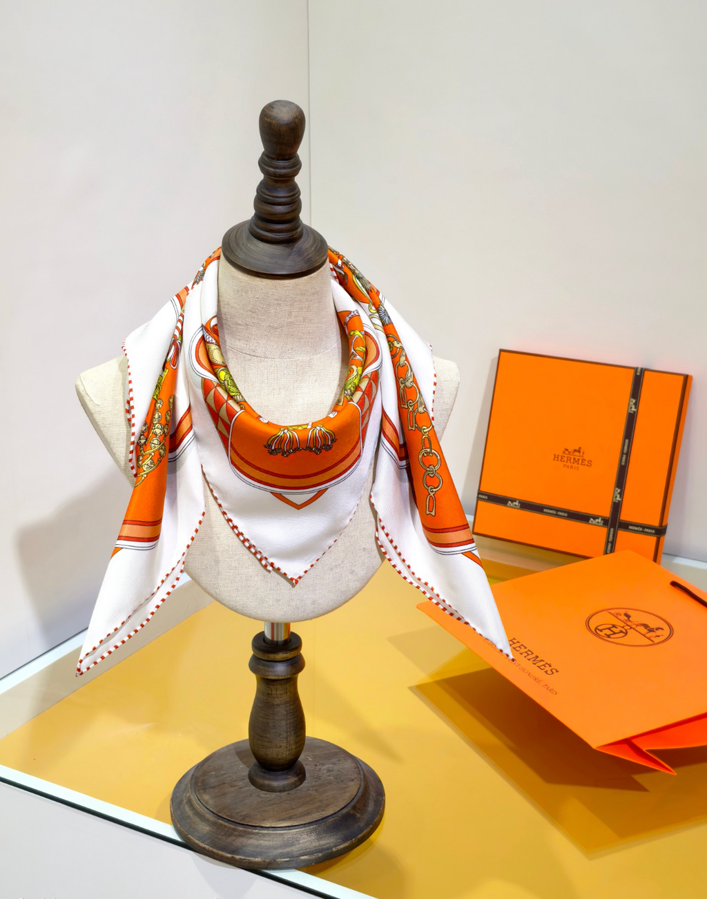 Bouquets Sellier Silk Scarf