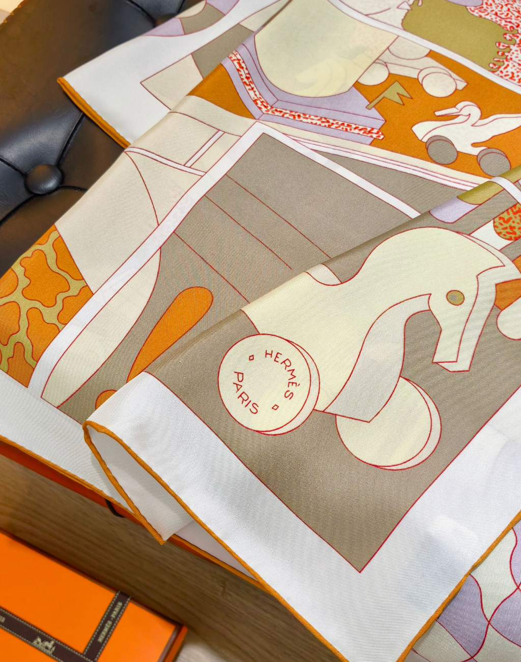 Comic Panel Silk Scarf 90