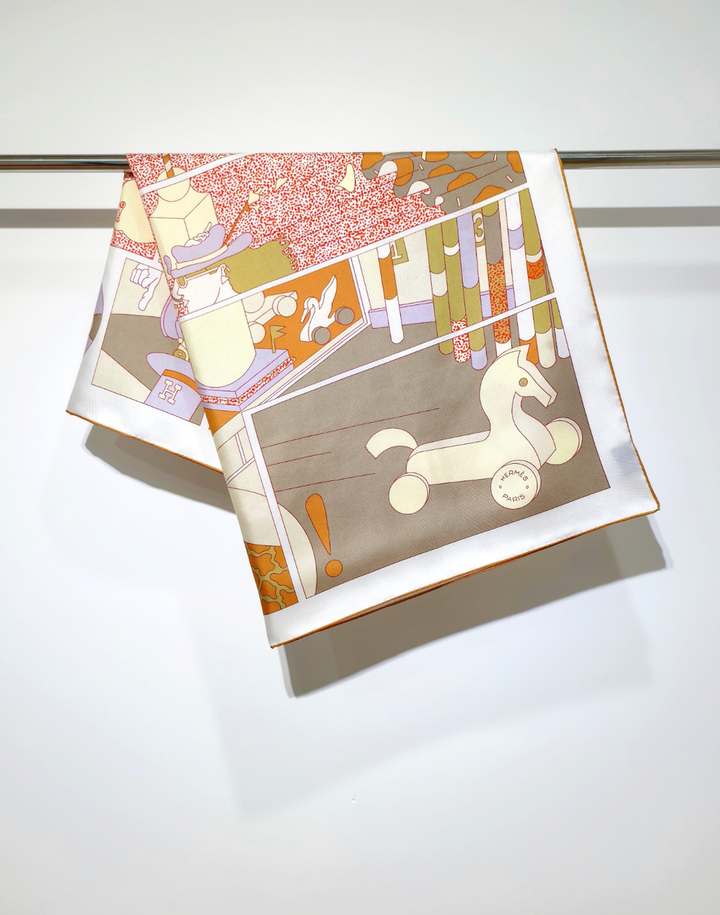 Comic Panel Silk Scarf 90