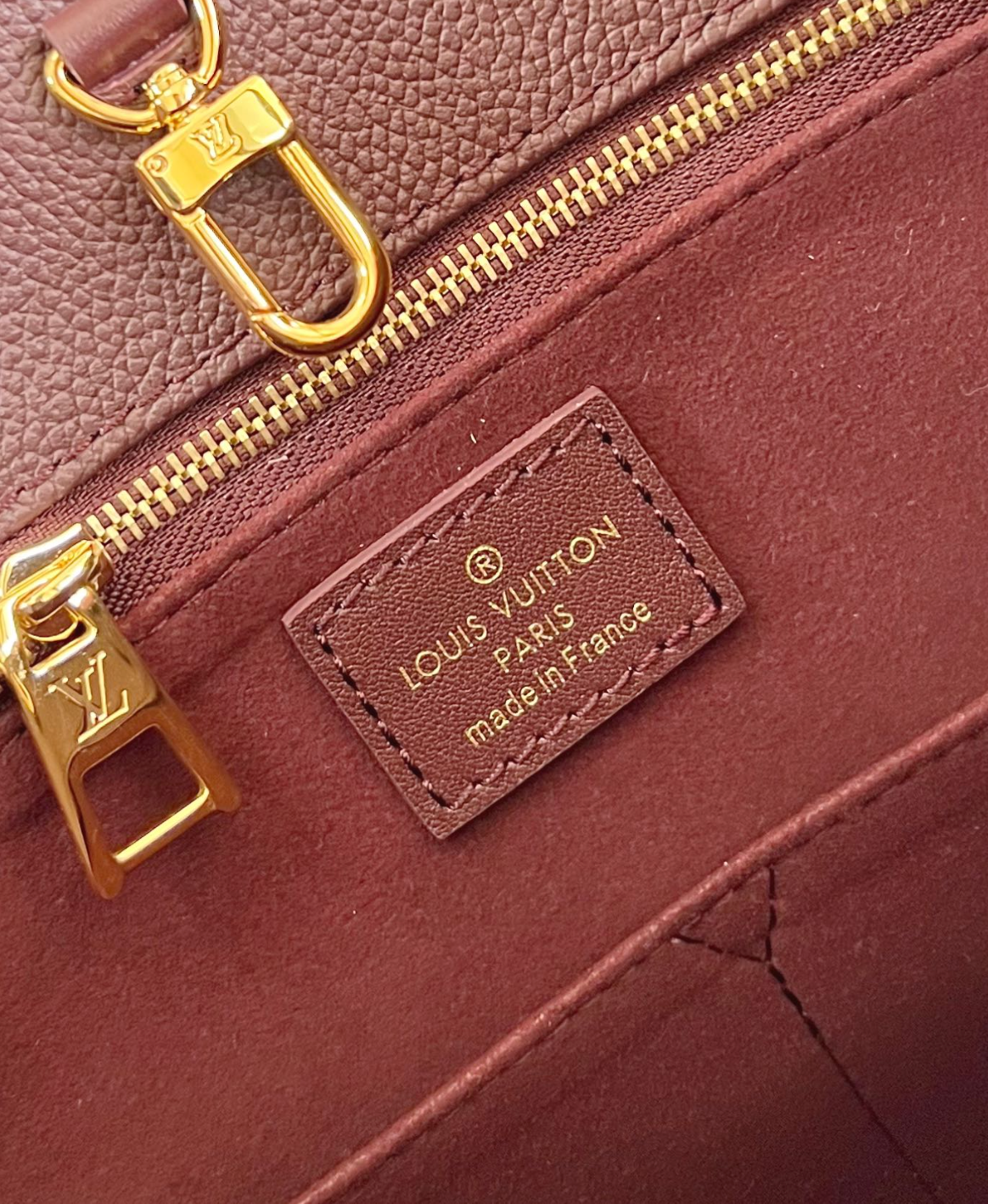 OnTheGo MM Monogram Empreinte Leather Tote