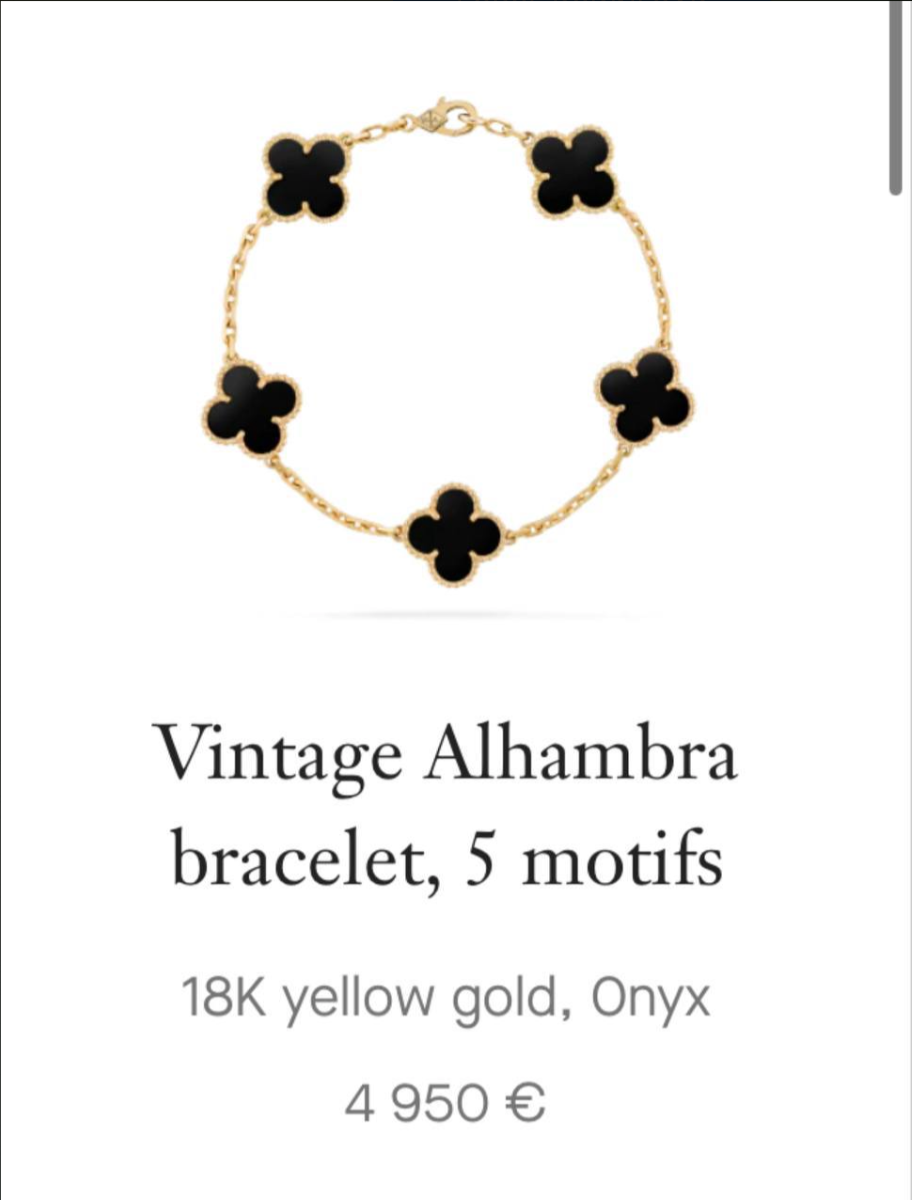 Vintage Alhambra Bracelet – 5 Motifs