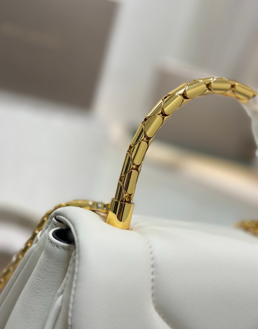 Serpenti Calfskin Leather Top Handle Bag