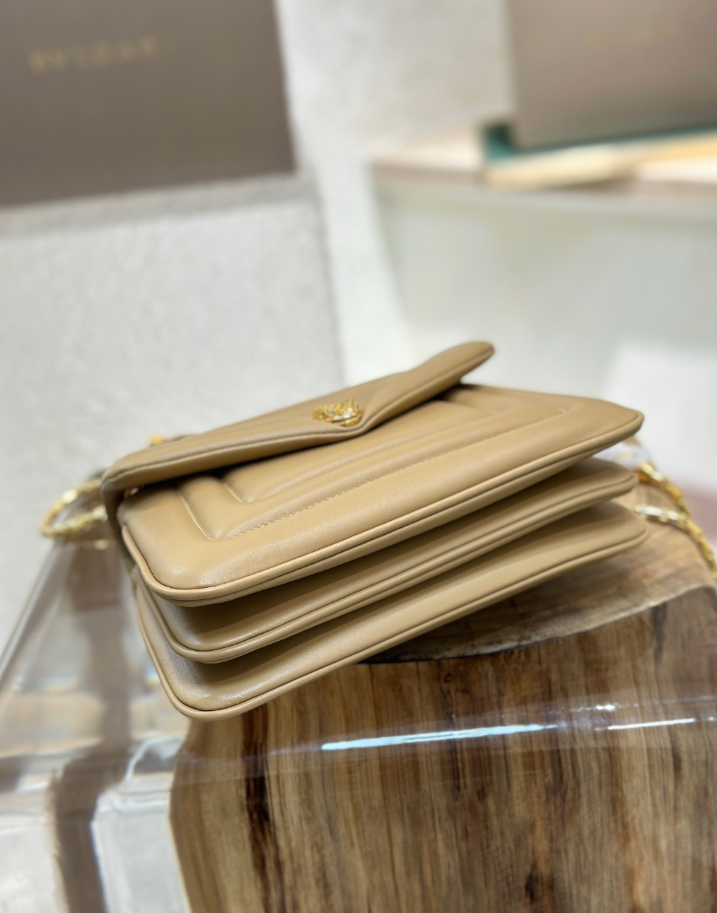 Serpenti Calfskin Leather Top Handle Bag