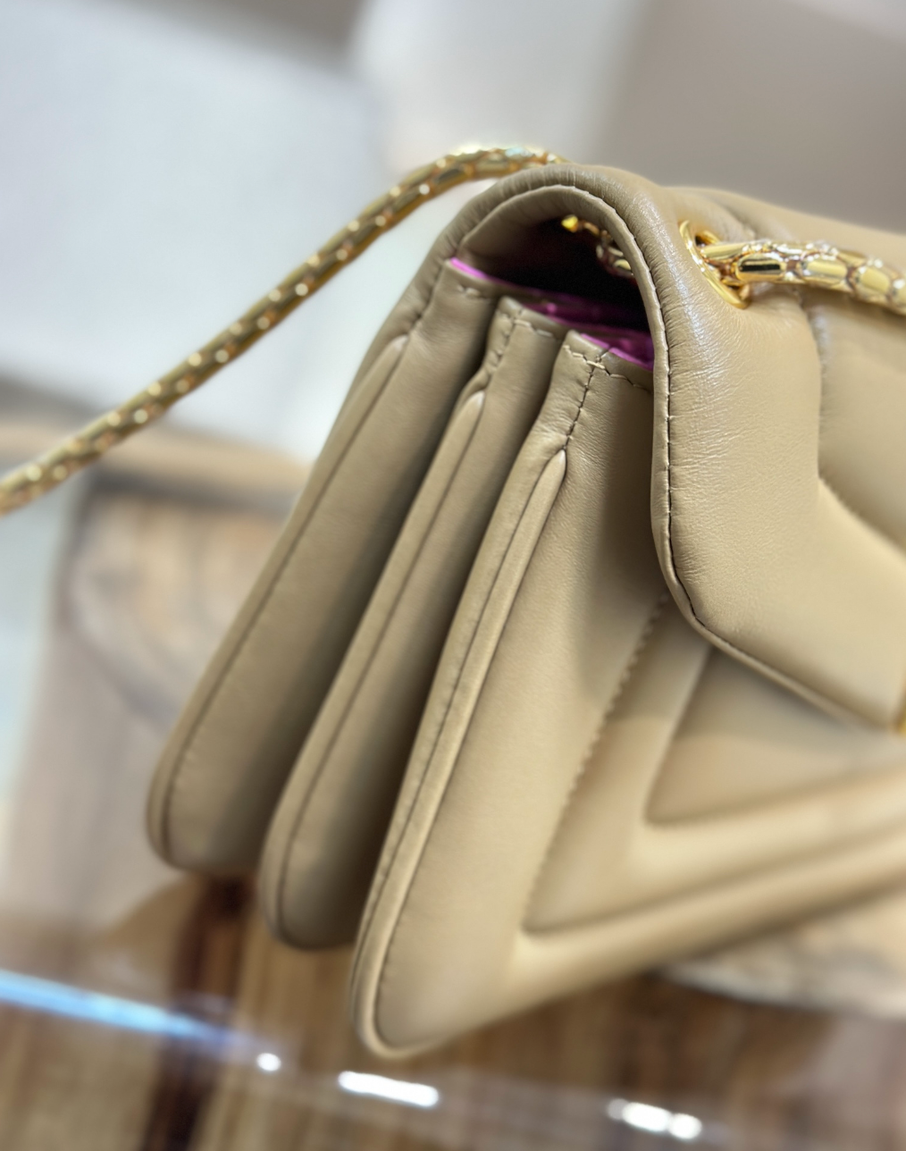 Serpenti Calfskin Leather Top Handle Bag