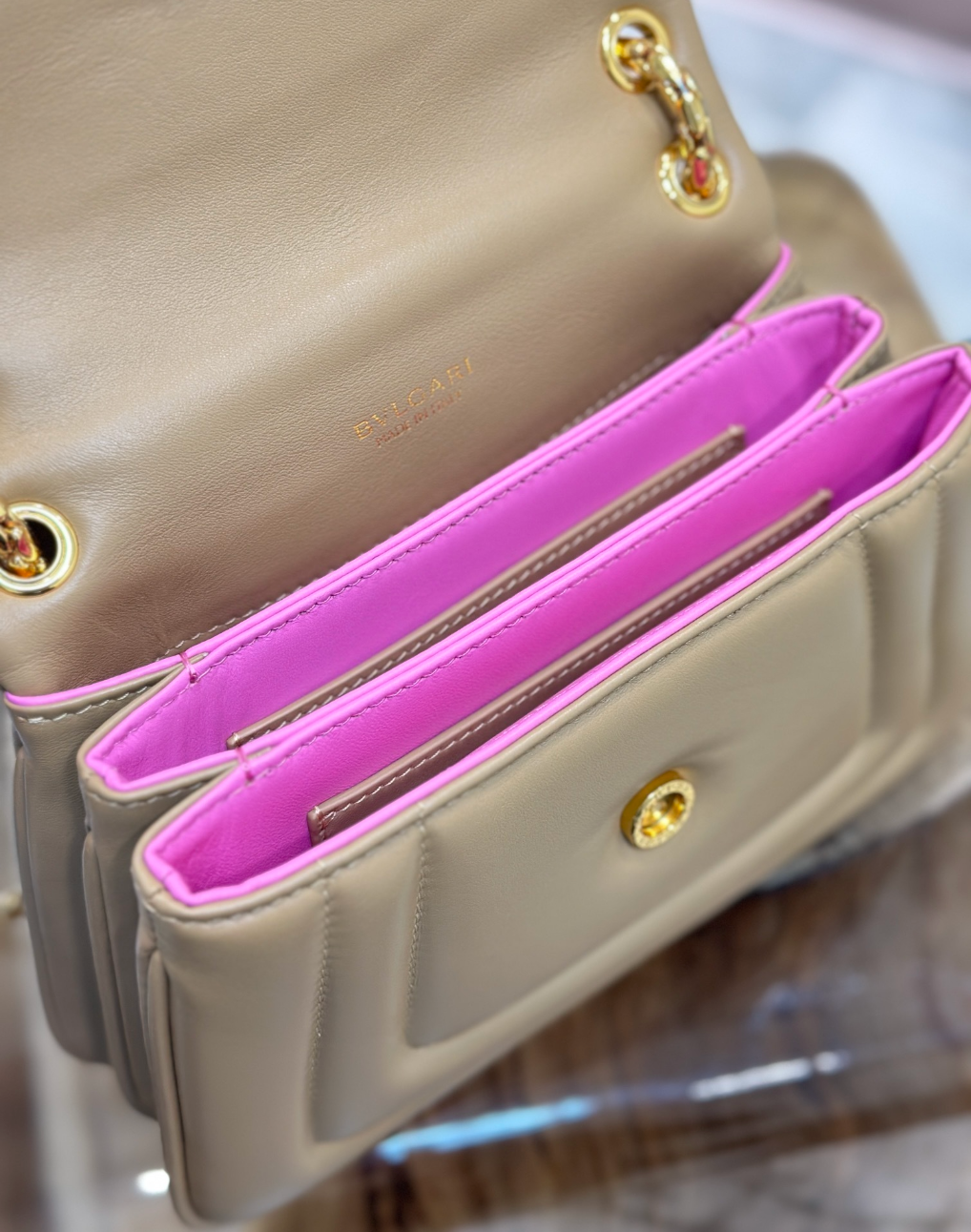 Serpenti Calfskin Leather Top Handle Bag