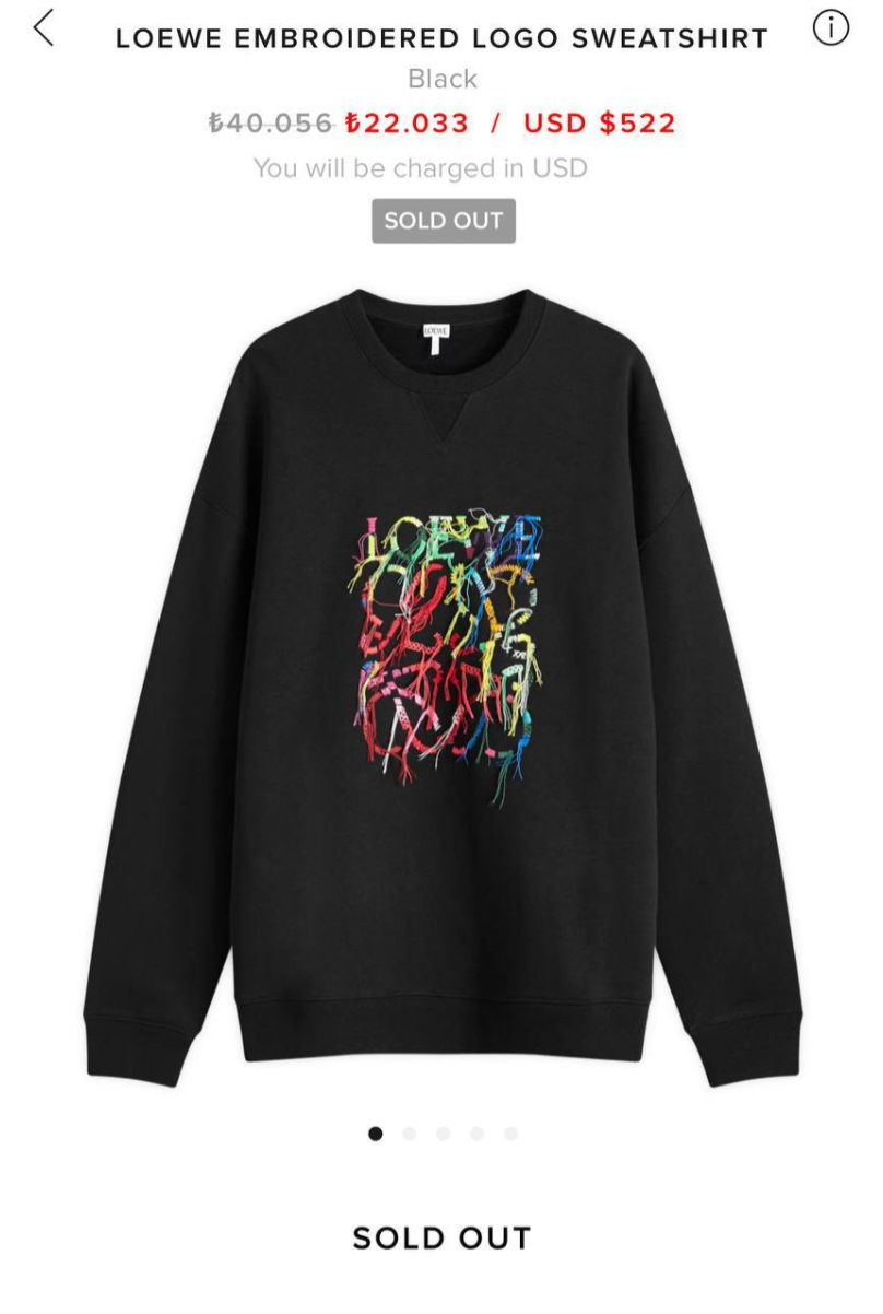 Embroidered Logo Sweatshirt